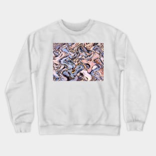 Funky coloured Cartesian pebbles Crewneck Sweatshirt